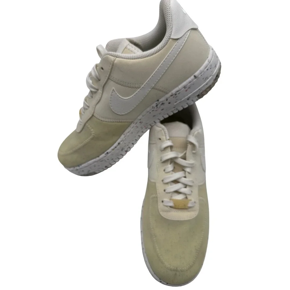 Nike Air Force 1‎ Crater Womens 9 Summit White Excellent CT1986-100 Sneakers